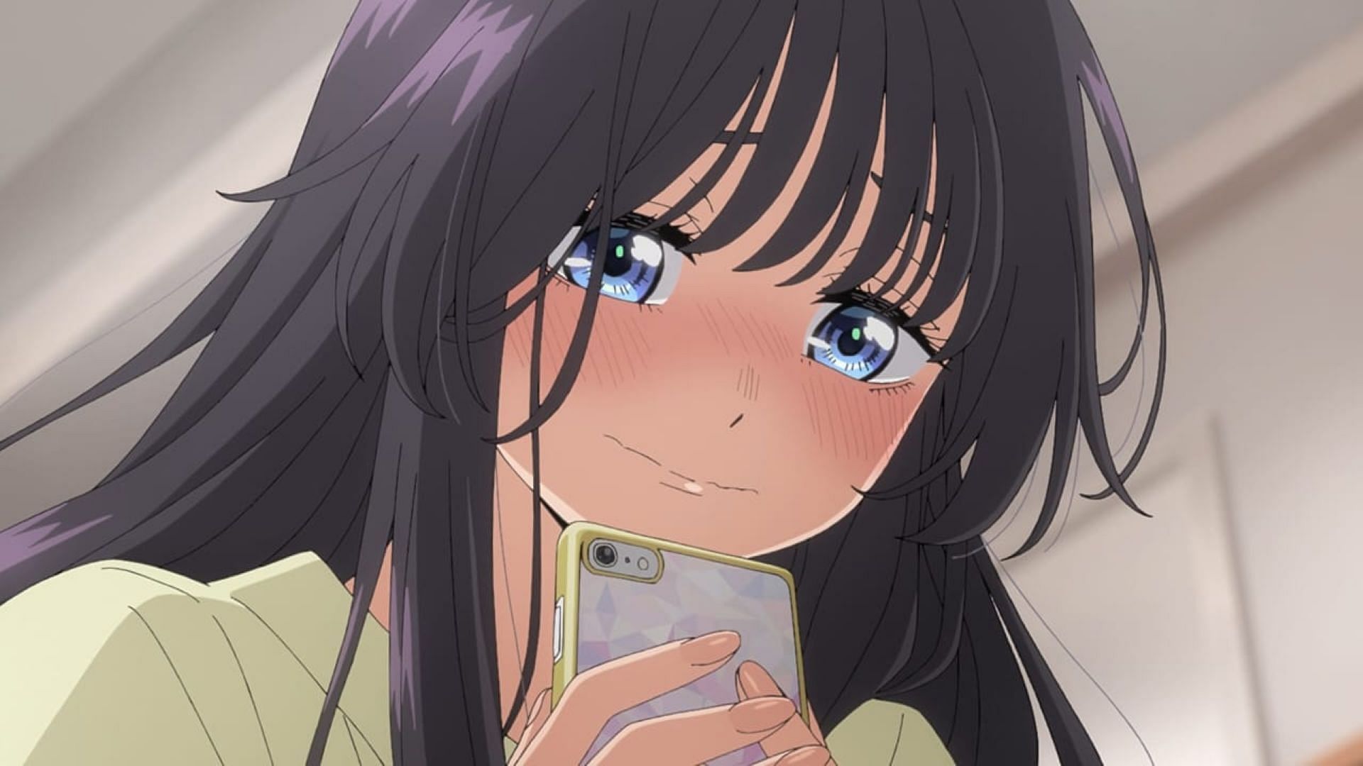 Kaoruko, as seen smiling in the episode (Image via CloverWorks)